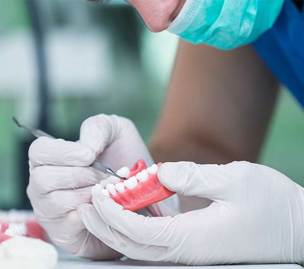 Pearland Partial Denture for One Missing Tooth